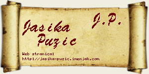 Jasika Puzić vizit kartica